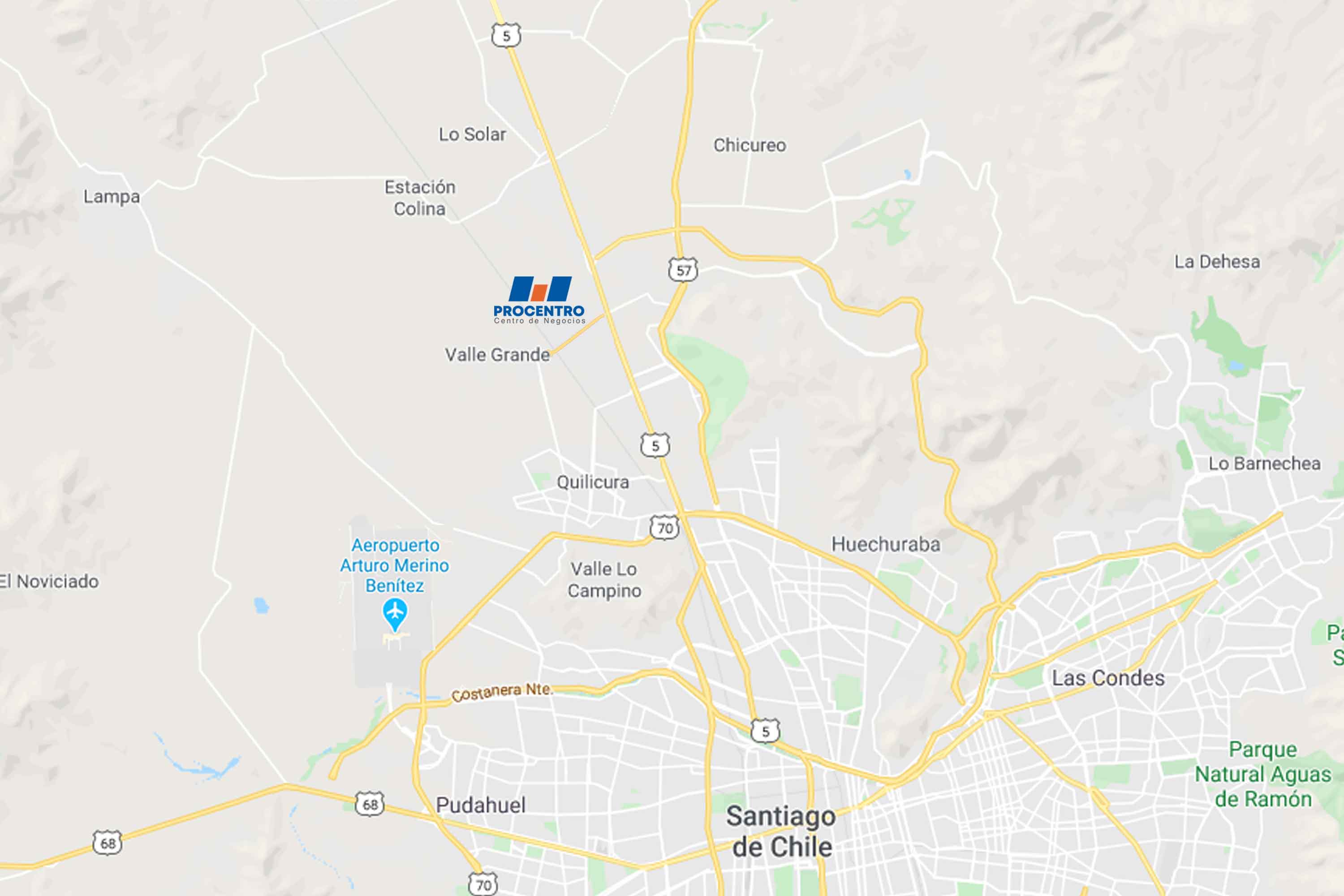 Mapa acceso Procentro